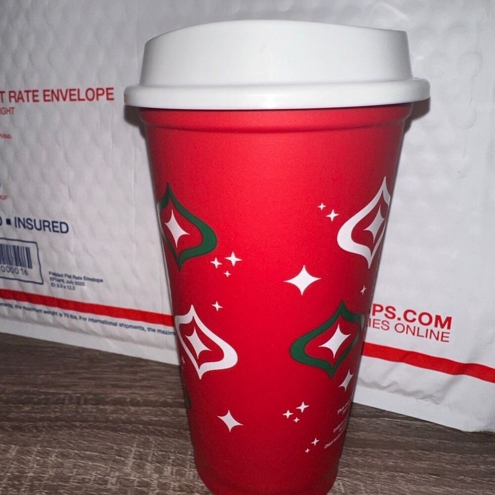 Starbucks red cup 2023 cold hot holiday - Picture 2 of 2
